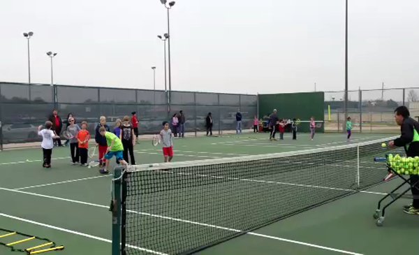 Summer tennis clinic at Tennis Mastermind Academy