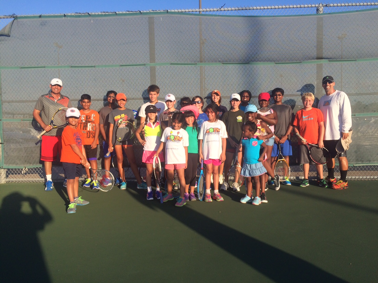 Tennis Mastermind Academy summer tennis group