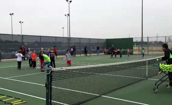 Tennis clinic at Tennis Mastermind Academy