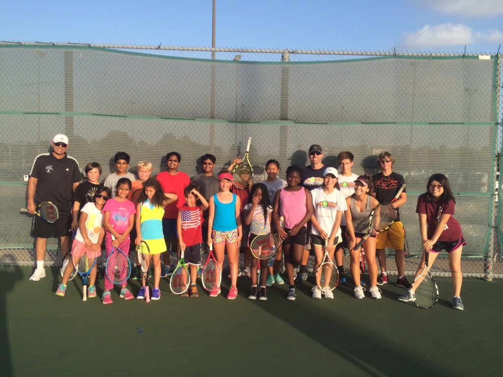 Summer tennis camp